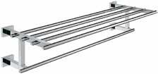 001 Soap dish with holder 40 509 001 Towel rail 600mm 40