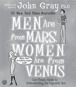 Men are from Mars, Women are from Venus This book is great as a way of understanding how our culture trains boys and girls to be different.