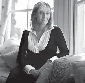 Rowling when she was on a train travelling to London.
