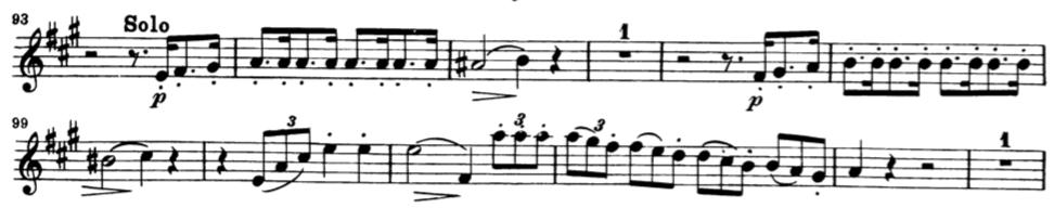 GYSO Audition Excerpts - Clarinet C.