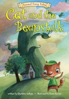 Cat and the Beanstalk: ISBN: 9781410961334 In this retelling of the classic fairy tale, a kitten called Cat climbs to the top of an enormous beanstalk where he uses his quick wits to outsmart a giant