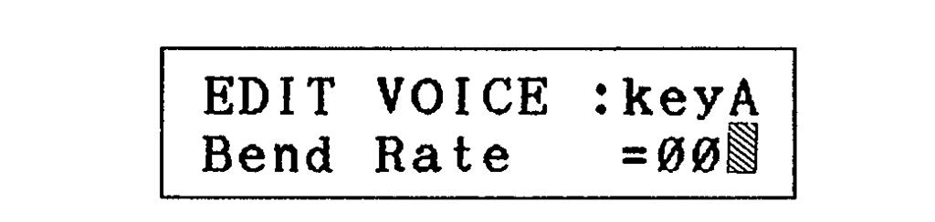 37 JOB #O5: VOICE LEVEL FUNCTION To set the level of a selected voice. Each voice in the RX5 (and in the Waveform Data Cartridge) has a preset level setting.
