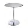 Round 29"H 305299 - Table, Cafe, Silver