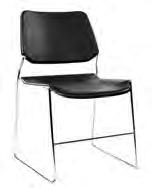 Furniture and Accessories Chairs 300050 - Chair, Plastic Contour, Black
