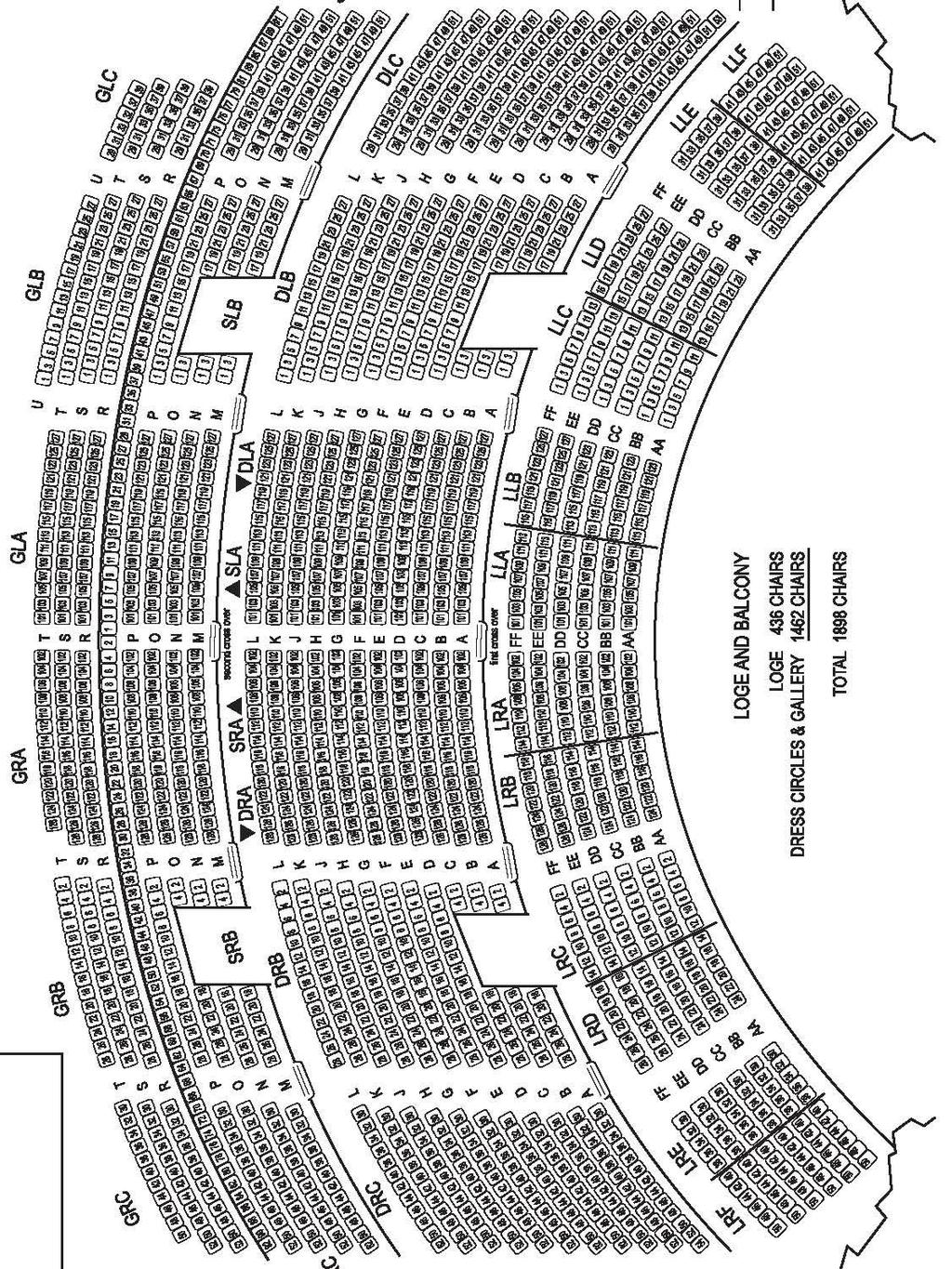 LOGE AND BALCONY LEVEL SEATING