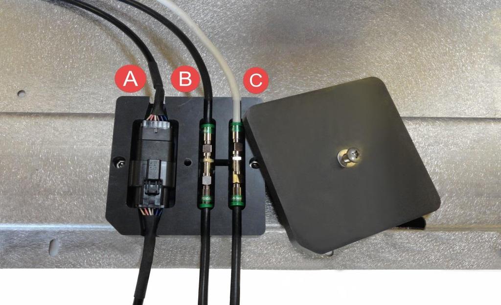 Ethernet (LAN) RF In and RF Out - Cables LAN and RF (coax) Cables are not supplied. Cat5 LAN cable is sufficient to connect the Antenna Controller to your router or switch.