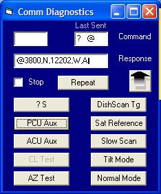 Troubleshooting and Maintenance Series 04 Ku-Band TVRO Antenna Left mouse click on the icon. Left Mouse click on the?