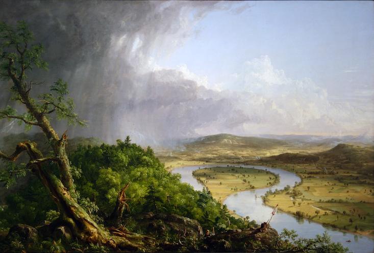 Artist's Name: Thomas Cole Title: View from Mount Holyoke, Northampton, Massachusetts, after a Thunderstorm The Oxbow