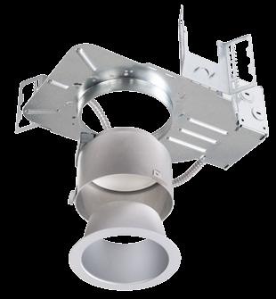 Commercial downlights Philips Lightolier LyteProfile LED downlights The complete product consists of Frame-in kit, Light engine and Trim.