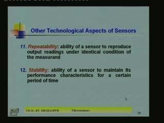 (Refer Slide Time: 57:19) Or other parameters which you have to take into account when you are selecting or designing a particular sensor.