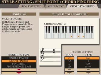 Styles Playing Rhythm and Accompaniment Contents 3 Selecting the Chord Fingering Type................................................16 Style Playback Related Settings...................................................18 Split Point Settings.