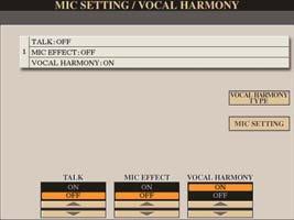 Editing Vocal Harmony This section explains briefly how to create your own Vocal Harmony types, and lists the detailed parameters for editing.