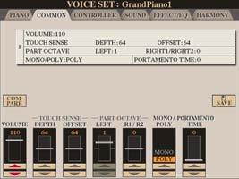 2Voices Playing the Keyboard Editing Voices (Voice Set) The instrument has a Voice Set feature that allows you to create your own Voices by editing some parameters of the existing Voices.