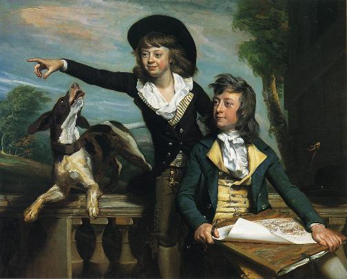 Lesson 161: Picture Study Study the painting below by John Singleton Copley, titled Charles Callis Western and His Brother Shirley. Then, answer the questions that follow.