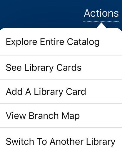 Tap on it to view your limits how many items you can borrow and place on hold at once. Next, tap to enter the library. This will load the catalogue of ebooks and eaudiobooks.