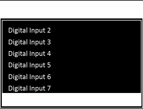 The digital inputs menu shows the number of digital inputs as selected by the EHPC210 part code.