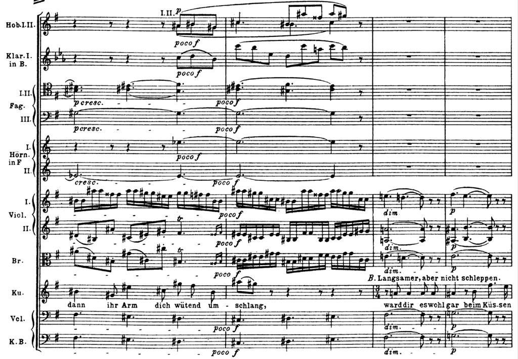Figure 10. Climax of Kundry s Ich sah das Kind from Parsifal 154 Wagner however was smart about where he used the winds.