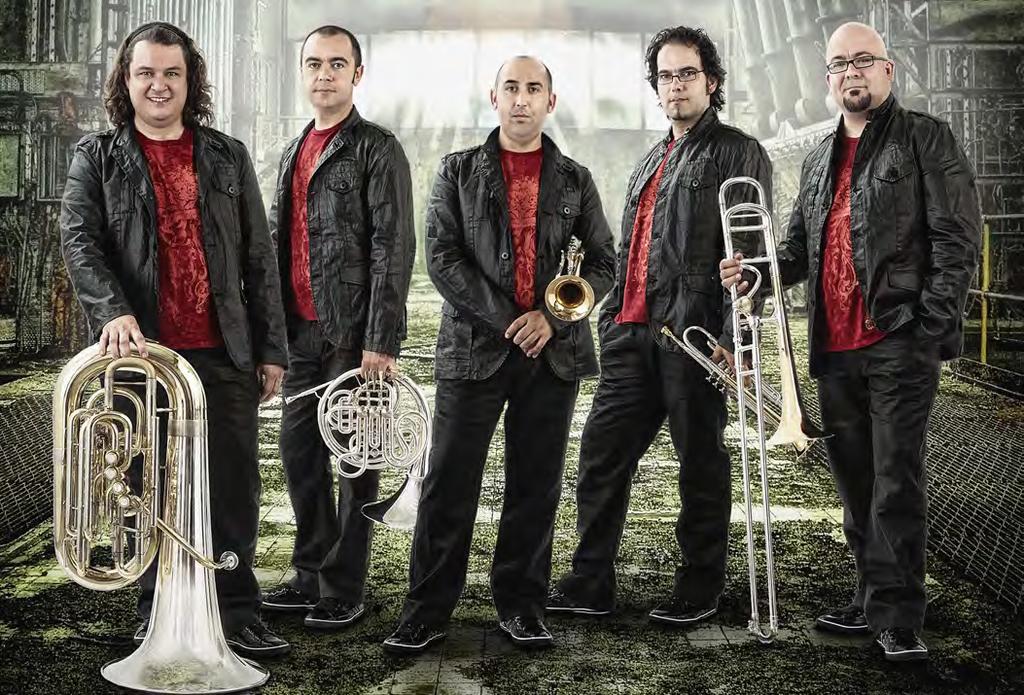Visiting Artists Spanish Brass One of the most dynamic and admired brass groups on the international music