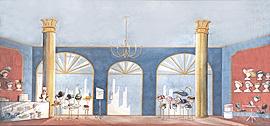 16-B. Flower Market Covent Garden 40 x 21-34 lbs Interior showing arched openings and steel beam trusses. 33-I.