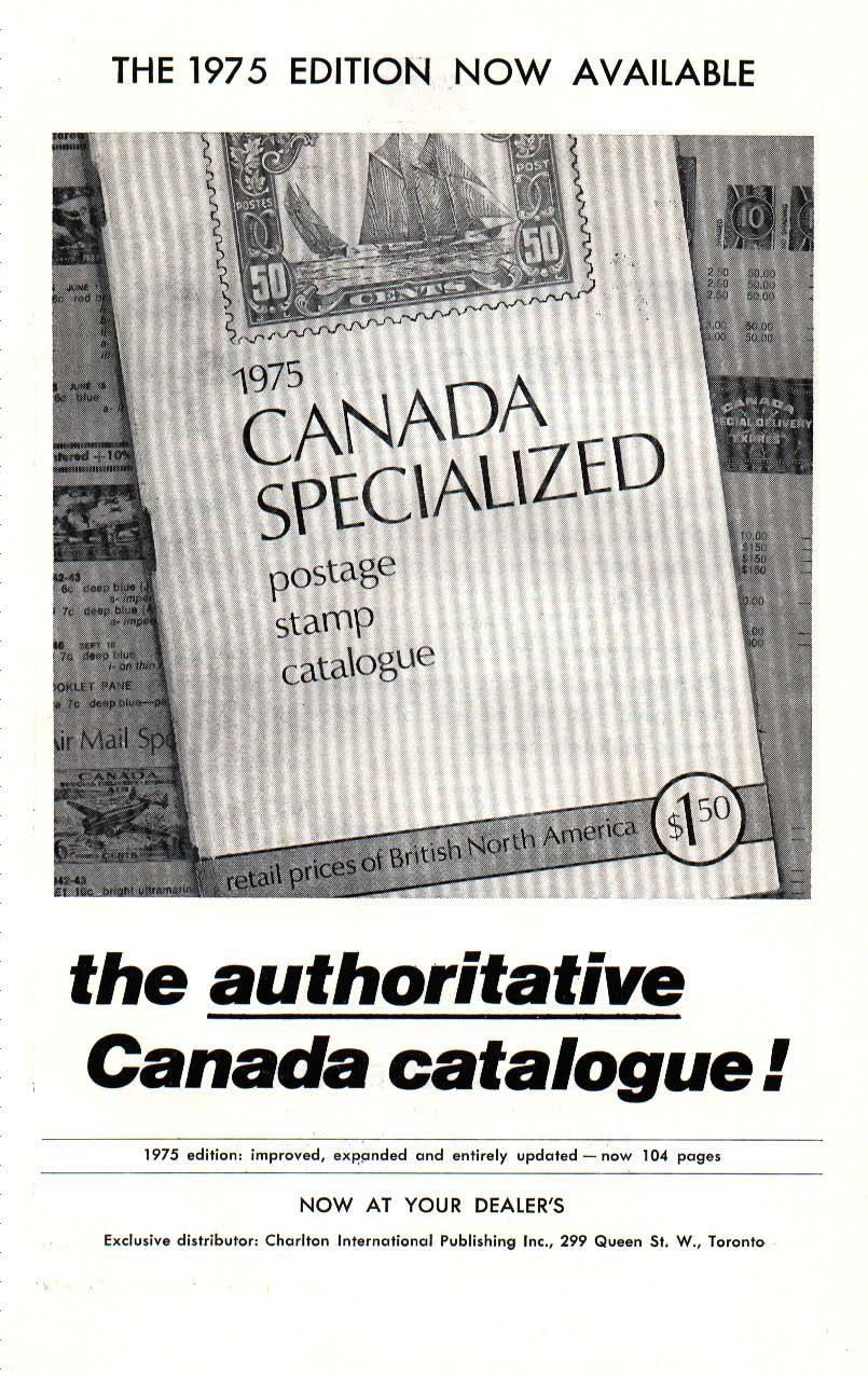 THE 1975 EDITION _NOW AVAilABlE the authoritative Canada catalogue I 1975 edition: improved, exp,$:1nded and entirely