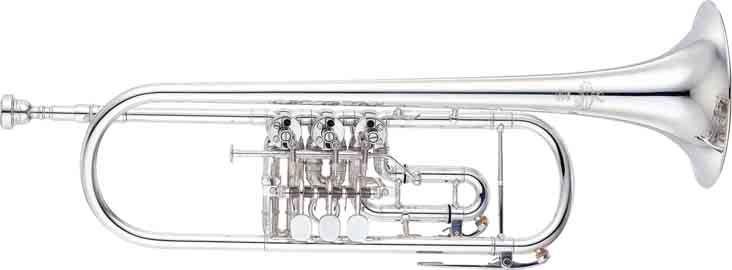 C/B b Trumpet YTR-4435S II Intermediate YTR-4435 II Medium-weight C trumpet Includes a set of slides which convert it to Bb BRASS Instruments with Bb slide Rotary Trumpets YTR-938FFMS Heavyweight Bb