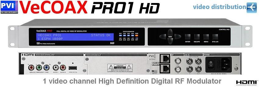 PRO1-BT-HDX Video Encoder For LPTV Broadcasting Broadcast 1 Channel LPTV HD/SD Universal Encoder The BT-ENCODER PRO1-BT-HDX is a Single Channel HD/SD Digital Video Broadcasting Encoder, perfect
