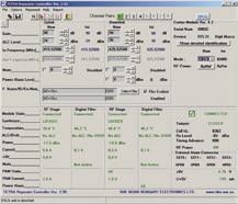 Spectrum characteristic Control software BRTL31 PARAMETERS Spectrum Analyser Maximum