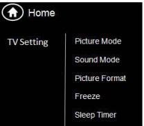 4.13 Use the Options menu 4.14 Use the Adjust menu Status Energy Saving Guide Bar Visit options relevant to current action or selection. 1 While you watch TV, press OPTIONS key.
