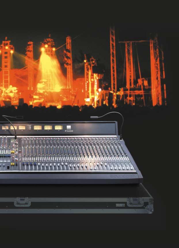 24-48 channel frame sizes 4 stereo mic / line inputs with full EQ as standard Rugged power supply with three year warranty Fully modular design in a compact frame 8 subgroups 10 auxiliary busses 8