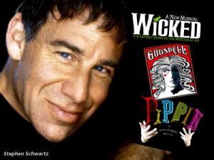 Wicked = an alternative version of the Wizard of Oz, told from the point of view of the witches Elphaba (Wicked Witch of the West) and Glinda (Good Witch of the North) Schwartz won a Grammy Award for