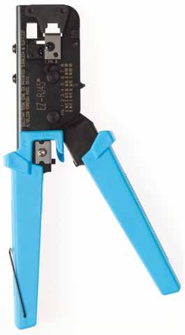This heavy duty tool is the perfect solution when working with high performance, larger OD cables that are tougher to terminate due to larger wire gauges, thicker, harder insulation, and pair