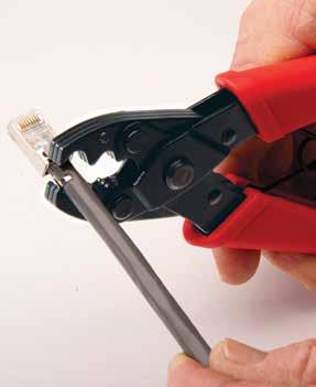 Crimpers Tele-TitanXg 2.0 Modular Plug Crimp Tool The next generation in our 10Gig Termination System combines two crimpers into a single tool, making 2-step crimping simple.