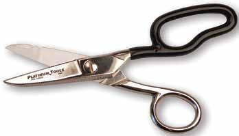Cutters Professional Electrician s Scissors Designed for use in electrical, telephone, and datacom service applications.