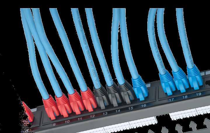 Structured Wiring Patch Panels An efficient and convenient solution to terminating all the cable runs coming in from various rooms to one main location commonly referred to as the server room or