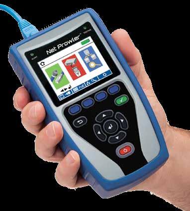Test & Measurement Net Prowler Cable and Network Tester This cable and advanced network tester takes all the features and functionality of the Cable Prowler and adds the capability to identify,