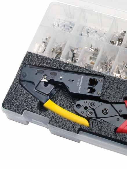 Our 10Gig shielded connector and Tele-TitanXg crimp tool are specifically designed to terminate Cat6A cables. A pairing that assures you will achieve 10Gig performance.