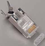 shielded RJ45 connectors Perform concentric termination with full control to prevent