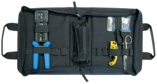 Kits EZ-RJ45 Termination Kit This termination kit features the patented EZ-RJ45 Crimp Tool and Connectors coupled with snips and a nick-free UTP/STP stripper, for the simplest, fastest, and highest