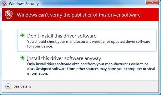 A security window will now appear, indicating that the driver software is unsigned (see Figure 7). Select Install this driver software anyway.