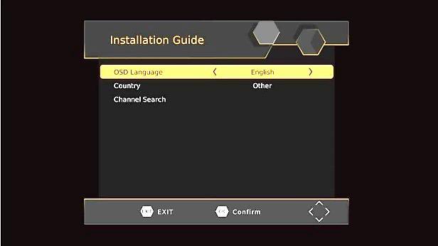 Installation Guide After all connections have been made properly, switch on TV and make sure the units connected to the Main Power. Press Power button to switch the unit on.