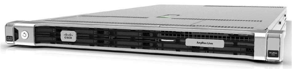 Data Sheet Cisco AnyRes Live 9500 UHD Encoder Product Overview The Cisco AnyRes Live 9500 UHD Encoder represents a new generation of the Cisco AnyRes Live Family, with support for advanced encoding