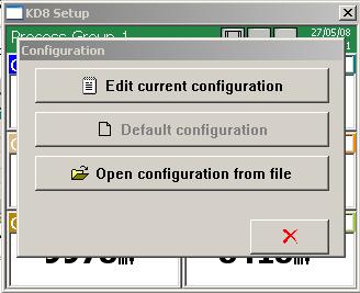 Upload the recorded configuration file to the PC computer by means of one of the recorder communication interfaces.