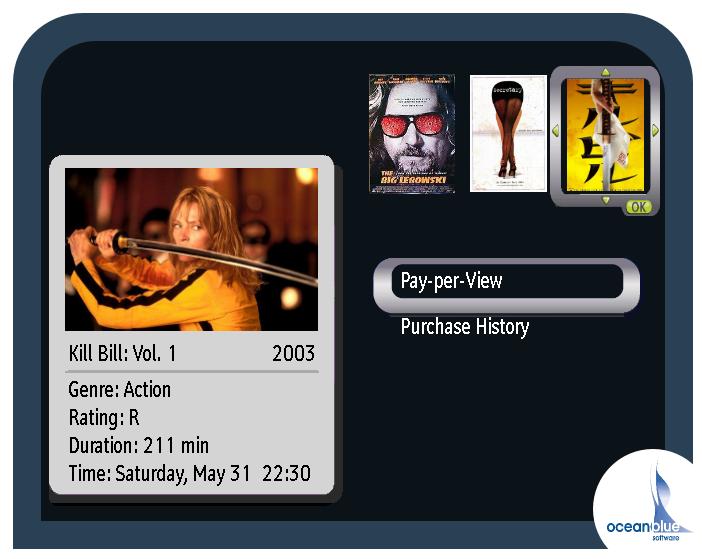 Figure 3: CAM Resident App Pay Per View Example. Only limited control over the end-user experience is available.