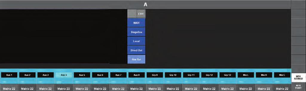 Adjusting A Matrix Send Level Ensure that the [BUSSES 1-16] or [BUSSES 17-24] keys are NOT selected. Press the [SOLO/SEL] on a matrix master.