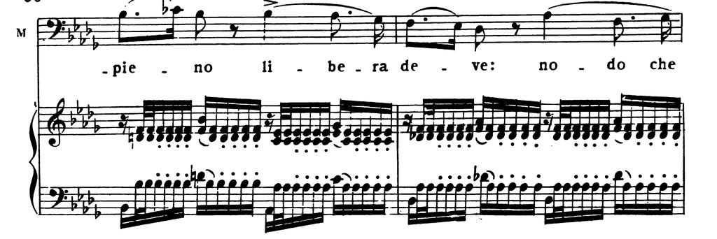 As an exercise, eliminate the /f/ to ensure the legato line continues through the F [pitch], then add it back when the singer is able to sing through the line smoothly.