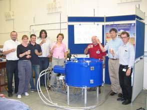 Cryostat - 2 First pre-production cryostat Delivery Aug / Sep 04, has shifted after accident in the production outer vacuum vessel. Accident resulted in total loss in vessel.