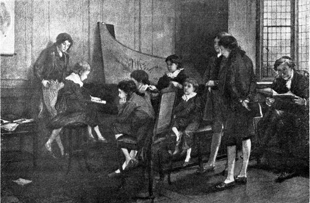 Here is a picture of little Chopin playing for a group of boyhood friends. CHOPIN PLAYING FOR HIS FRIENDS LITTLE Chopin was only nine years old when he first played in public.