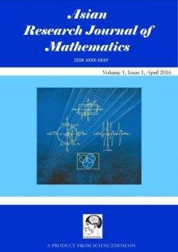 Asian Research Journal of Mathematics 9(): 1-10, 018; Article no.arjom.