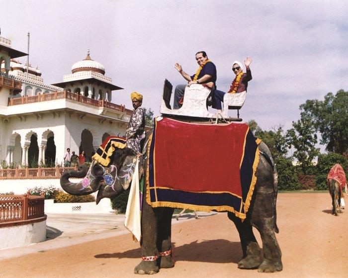 Rutgers; she didn't want to screw up her chances of getting tenure. Ginsburg and Justice Antonin Scalia ride an elephant in India in 1994.