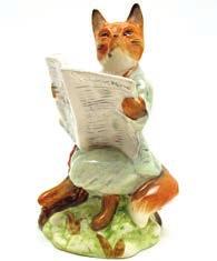 Foxy Reading Country News Gentleman Mouse